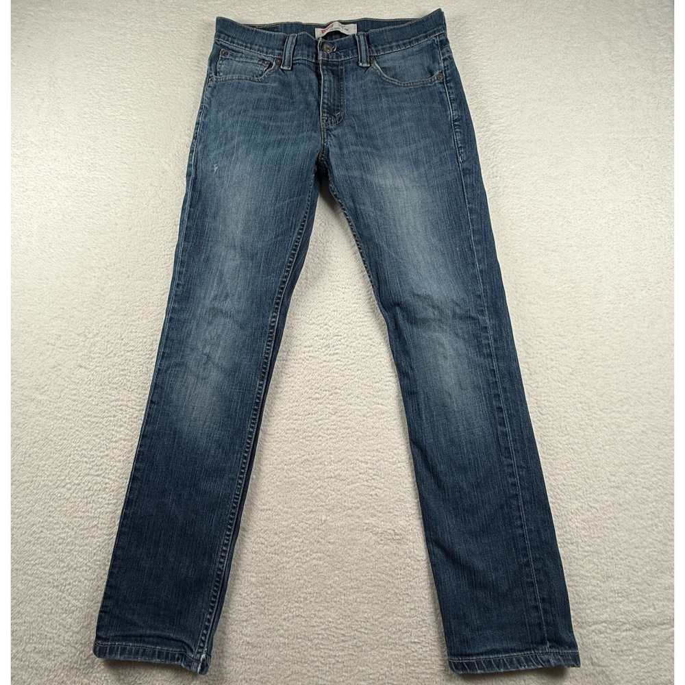 Levi's 511 Jeans Mens‎ 30x30 Blue Denim Medium Wash Faded Slim Fit Skinny Leg